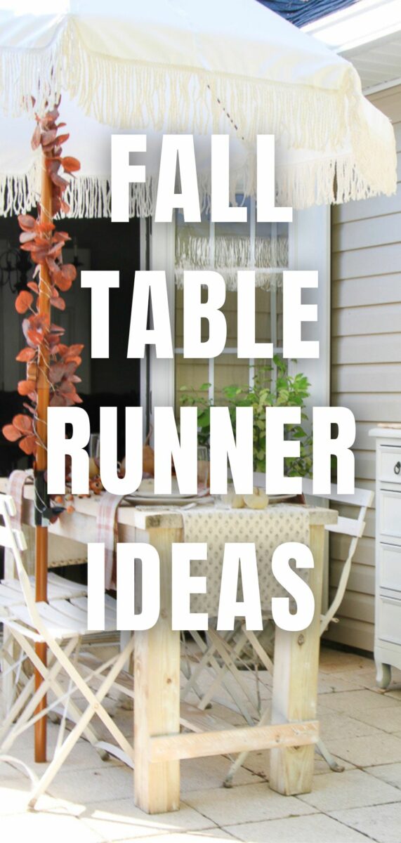 FALL TABLE RUNNER IDEAS