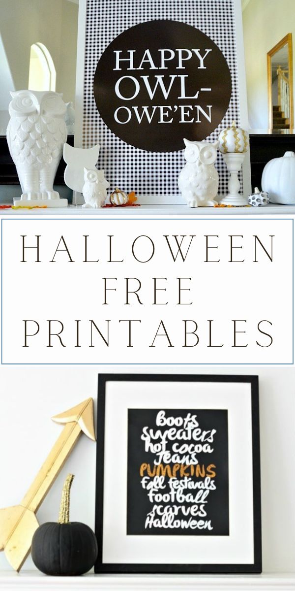 Halloween free printables