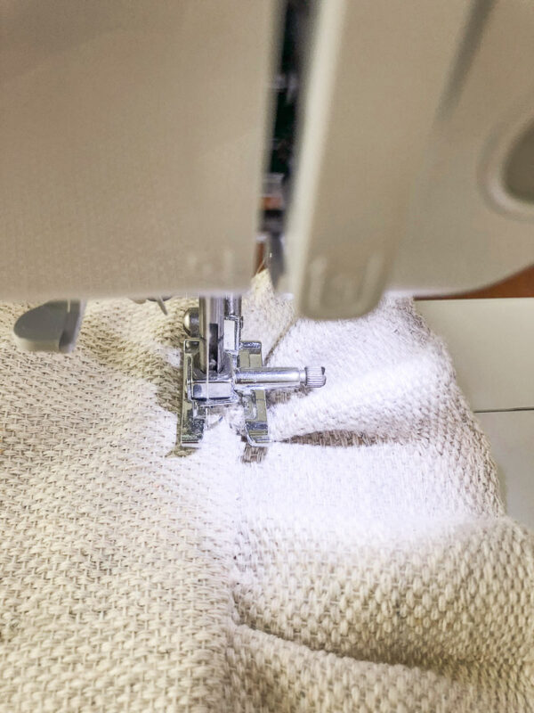 Easy Sew Drop Cloth Table Runner