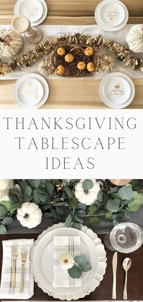 Thanksgiving table scape ideas