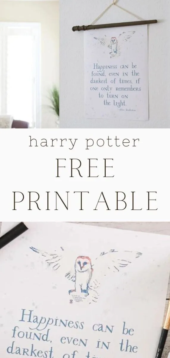 Harry Potter free printable quote Albus Dumbledore