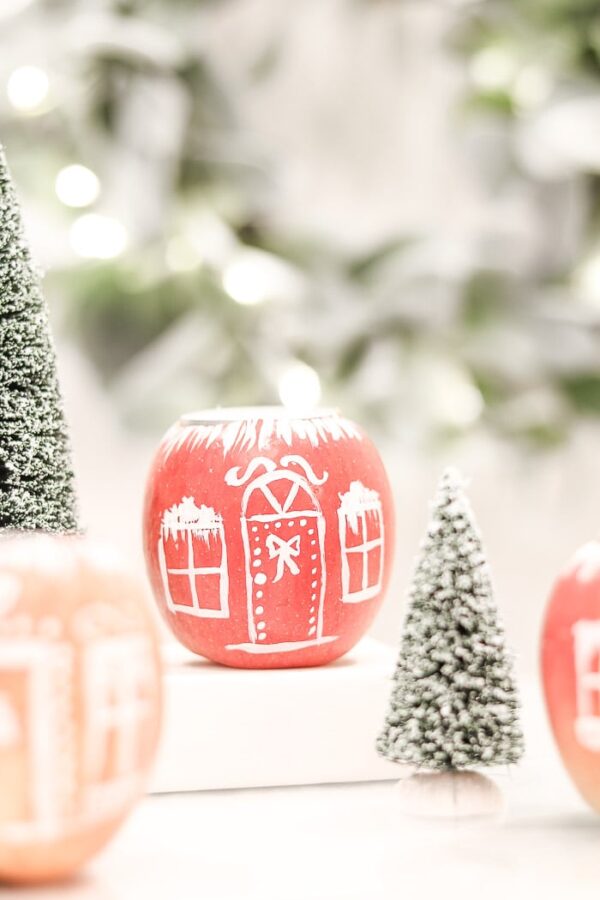 How to Make a Tea Light Christmas Village