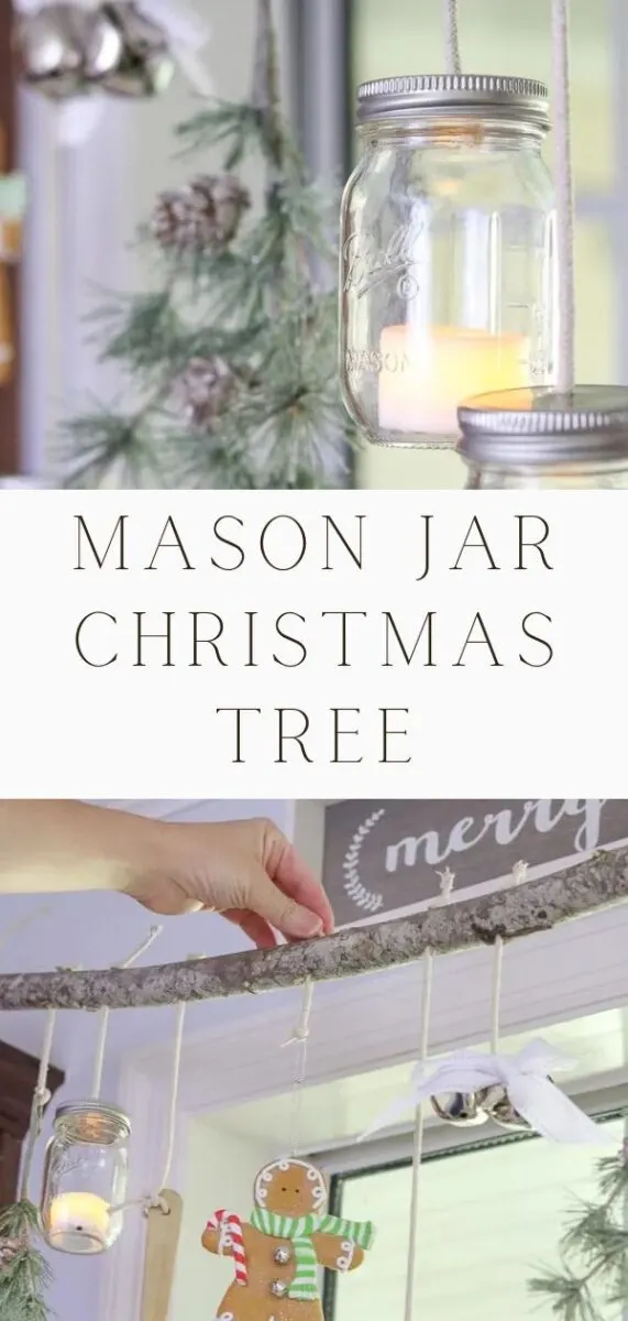 How to make a mason jar Christmas tree