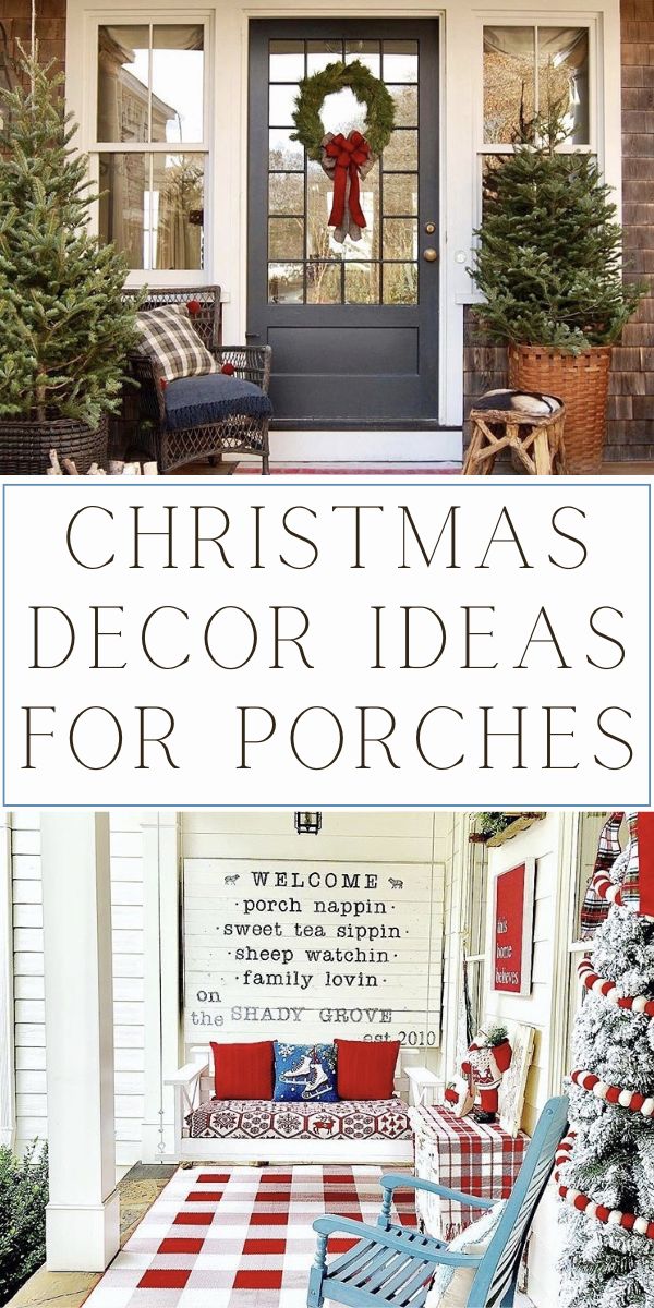 Christmas decor ideas for porches