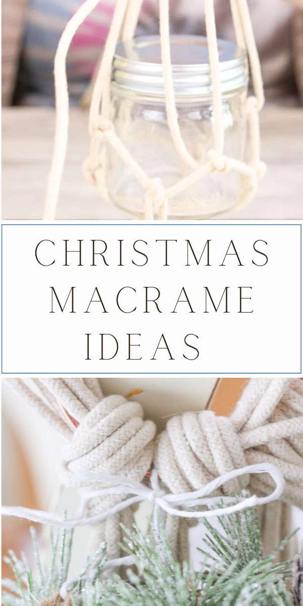 Christmas macramé ideas