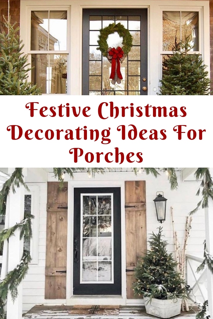 CHRISTMAS DECORATING IDEAS FOR PORCHES