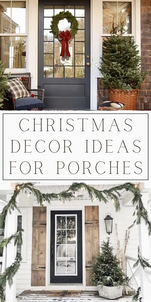Christmas decor ideas for porches
