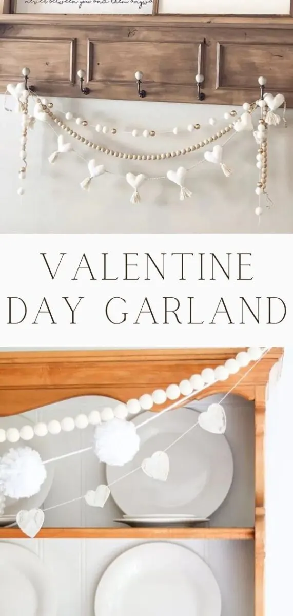 Valentine day garland ideas