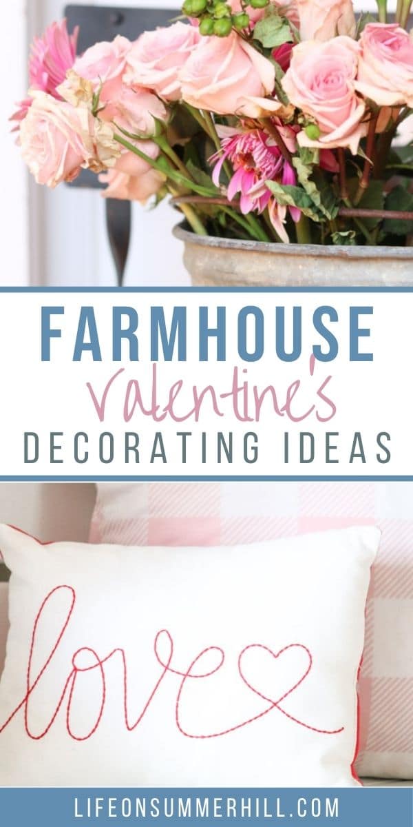 Farmhouse Valentine's day decorations for home