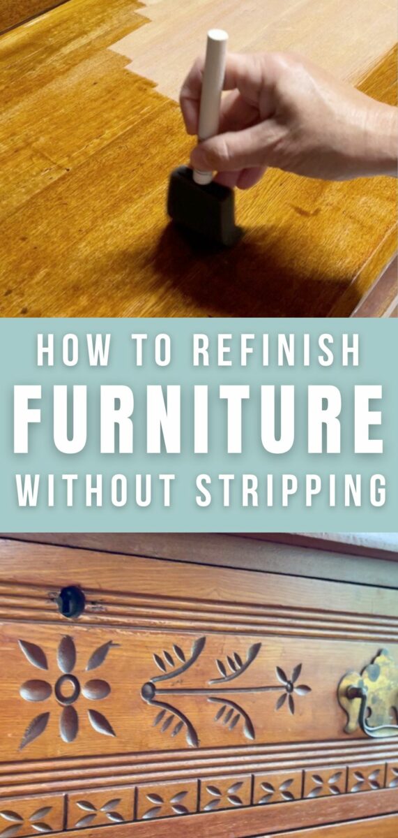 How to refinish furniture without stripping