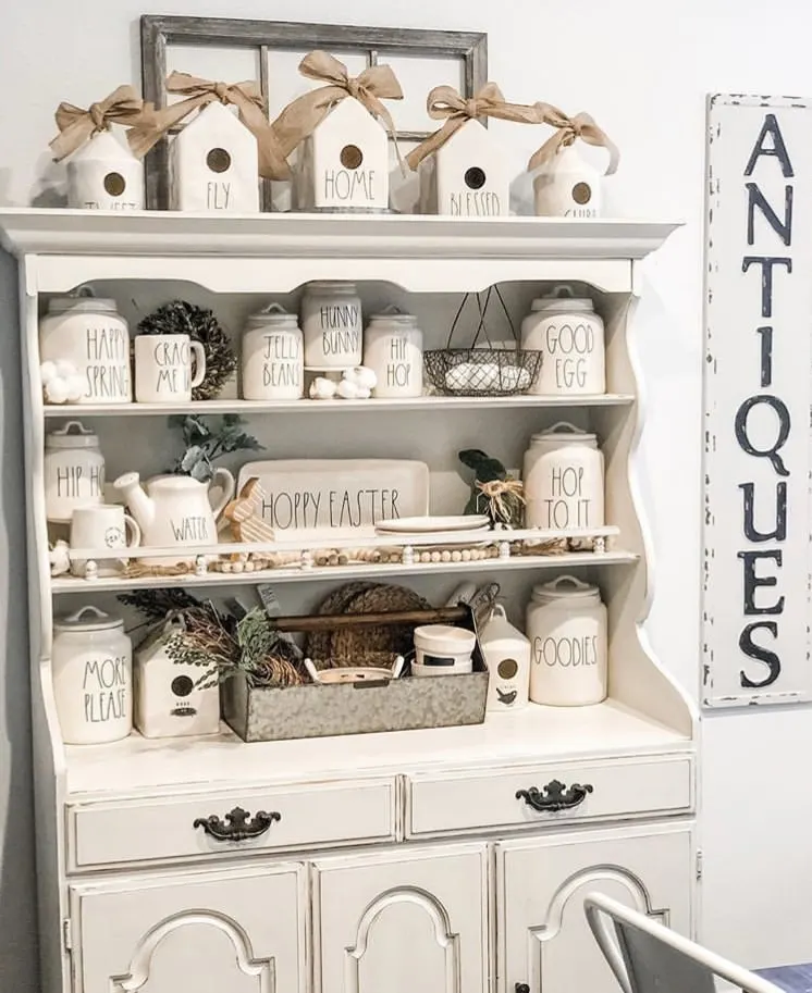 What Is Rae Dunn by Sweet Embellished Life with a hutch