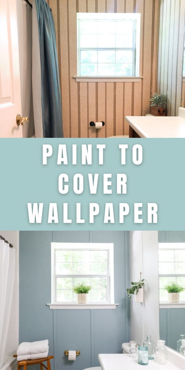 Paint to cover wallpaper
