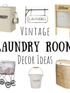 vintage laundry room decor