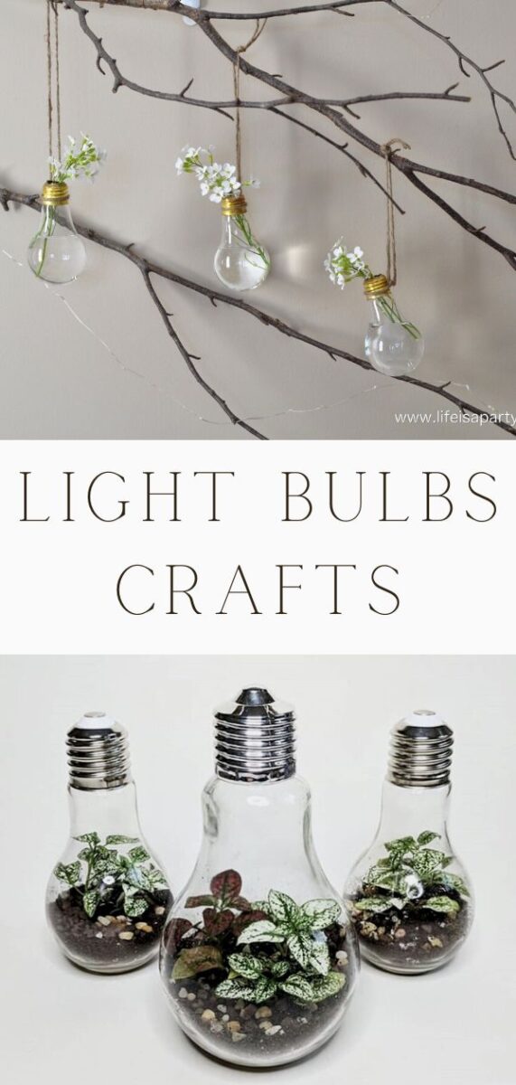 Light bulbs crafts