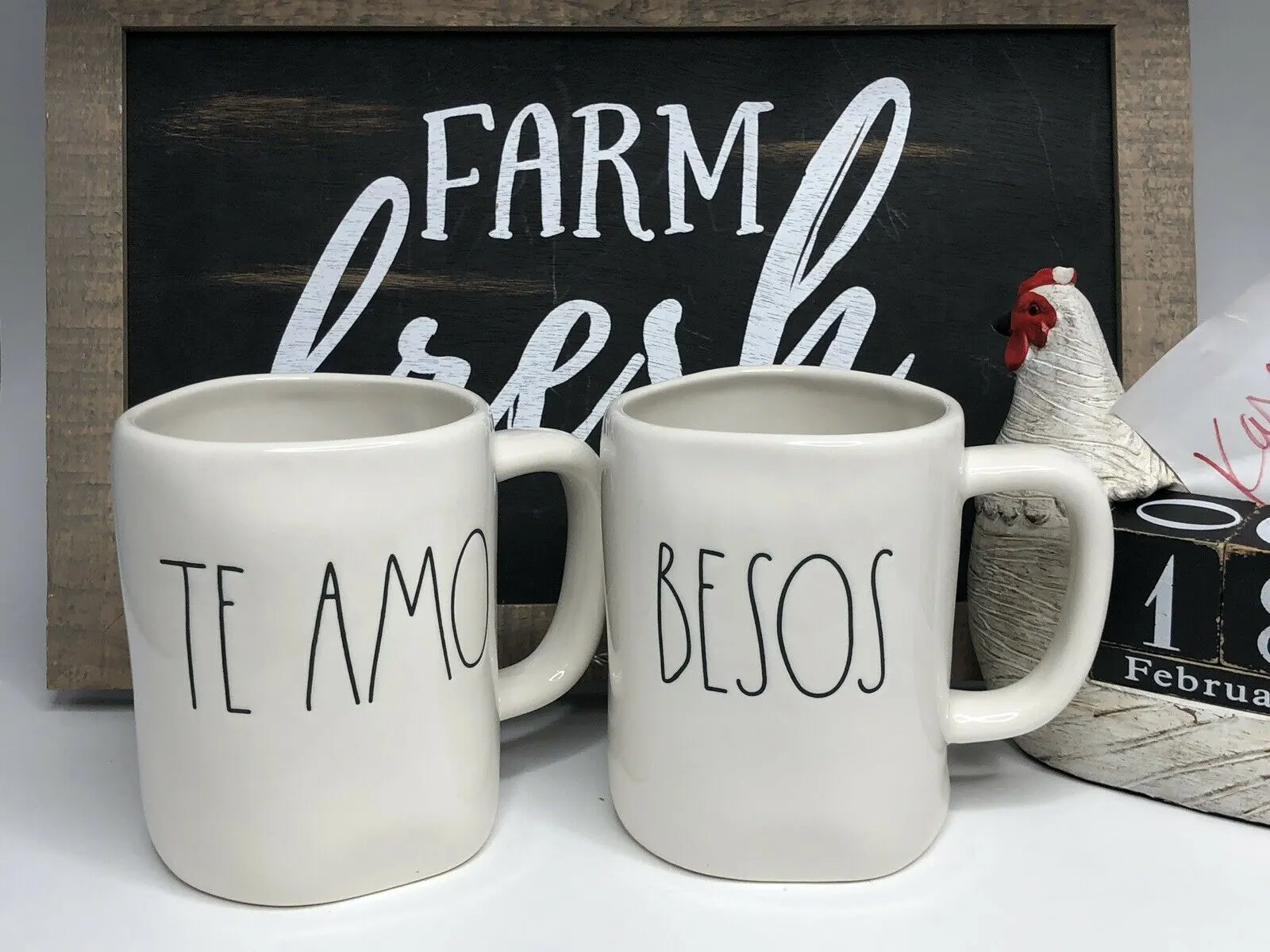 where to buy Rae Dunn pottery ebay mugs in spanish
