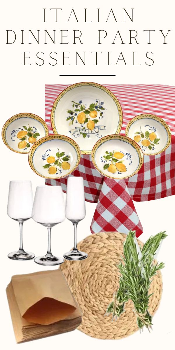 Italian dinner party essentials