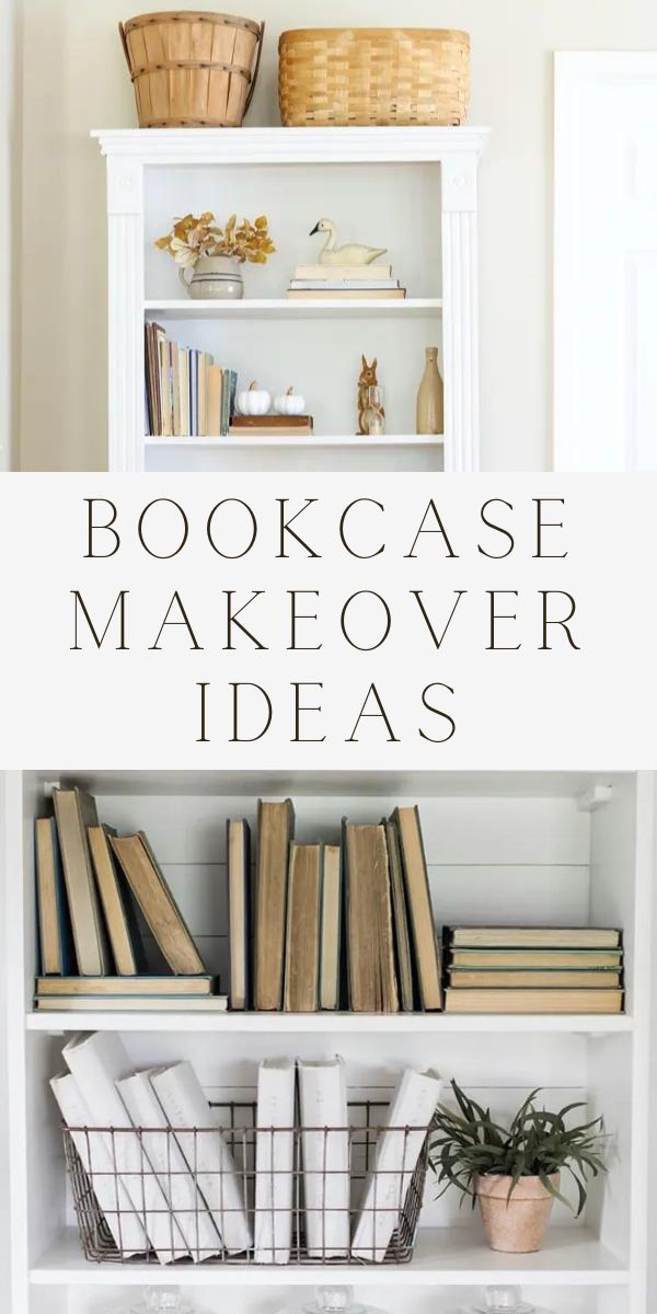 Bookcase makeover ideas