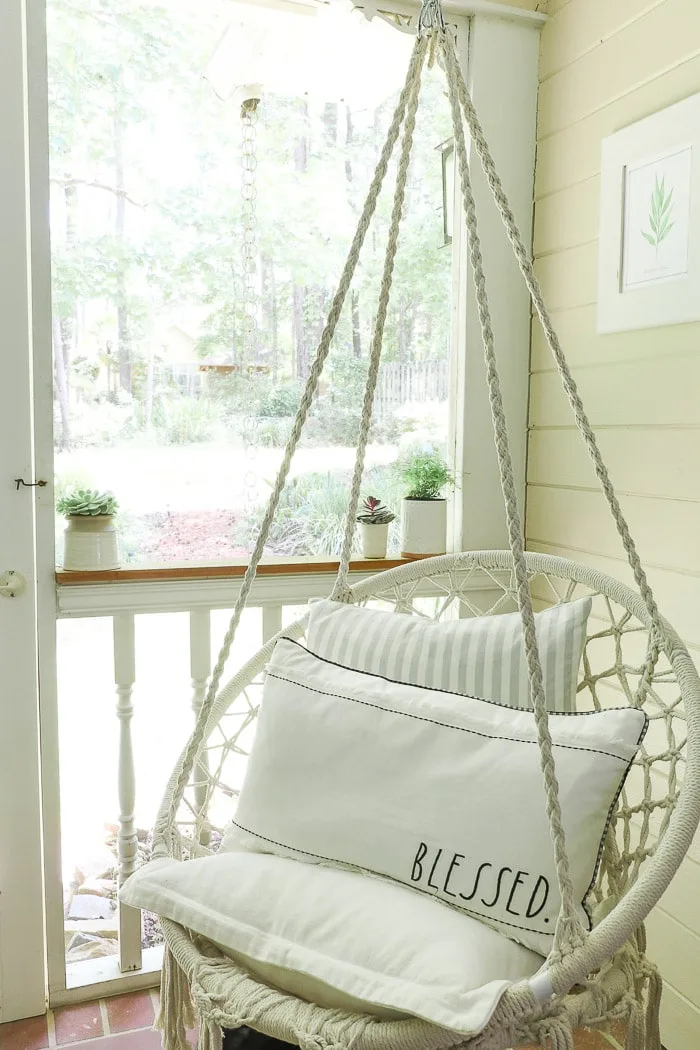 Screened in porch decorating ideas.