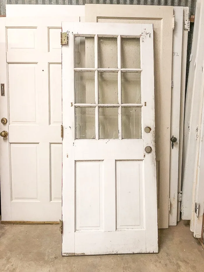 DIY exterior dutch door from an old door