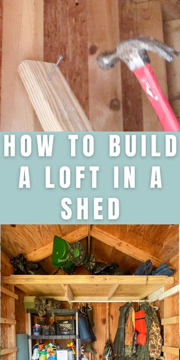 How to build a loft in a shed