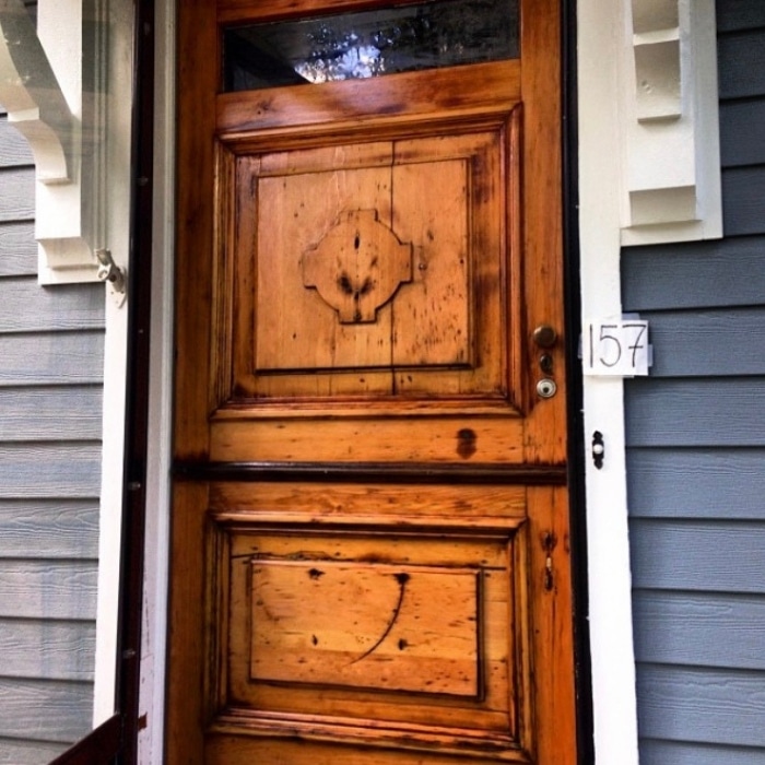 Modern Dutch Door Ideas by Ocean Walker 1 with an antique wooden door