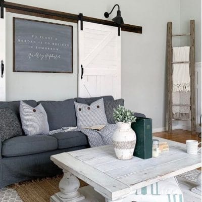 FARMHOUSE SLIPCOVERED SOFA IDEAS