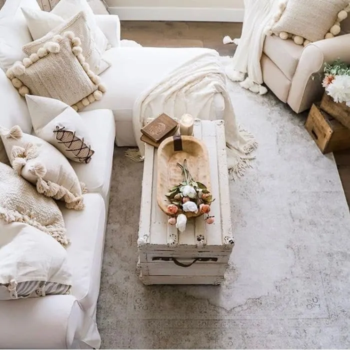Slipcovered Sofa Ideas by Chippy Door Living with a sofa cover from Ikea