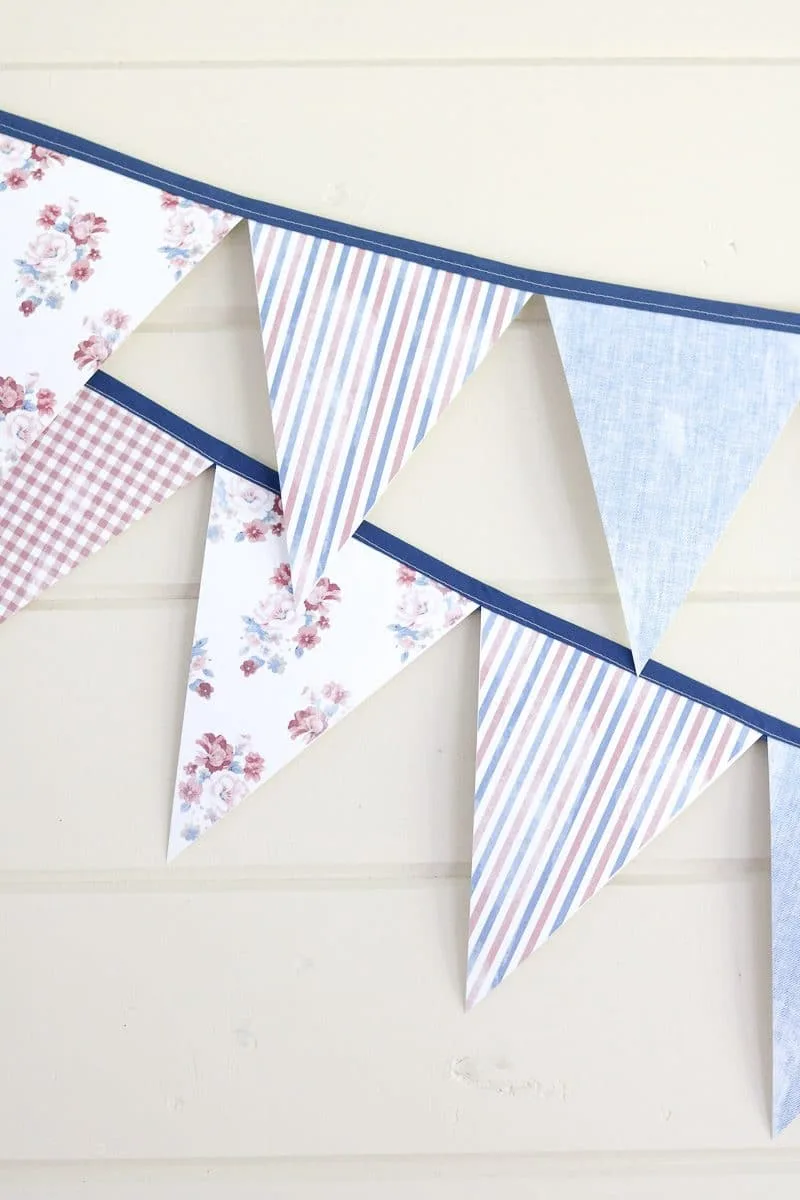 red, white and blue decorations pennant banner