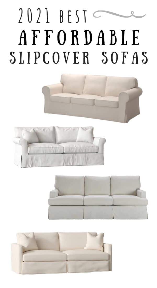 2021 cheap and affordable slipcovered sofas