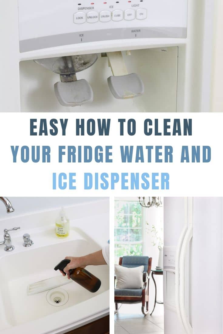 HOW TO CLEAN FRIDGE WATER DISPENSER AND ICE MAKER