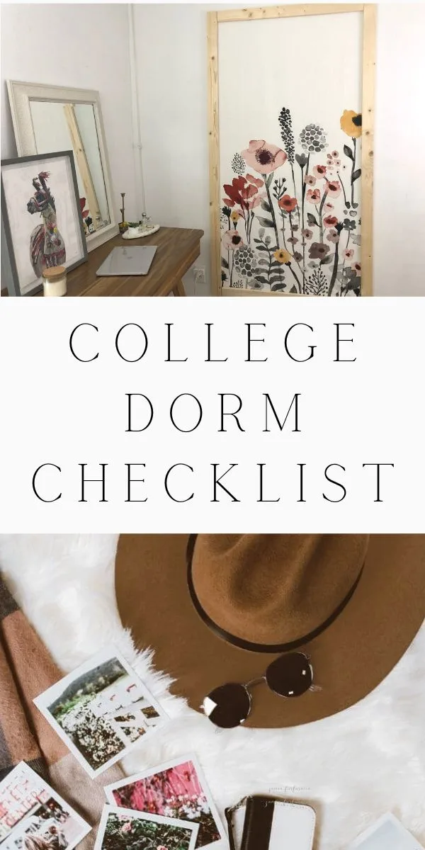 College dorm checklist