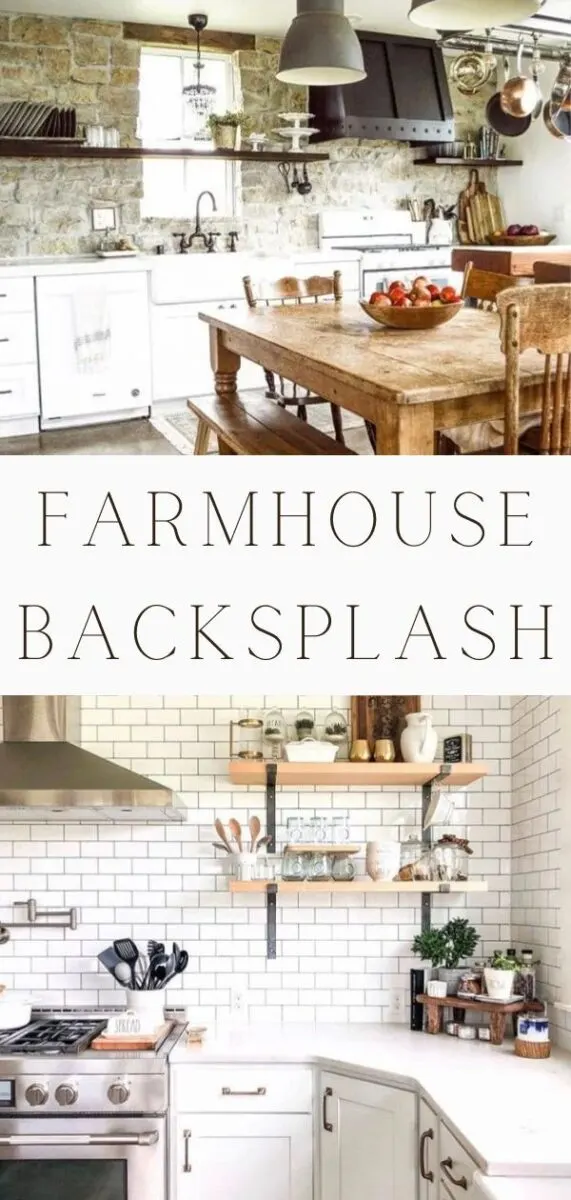 Farmhouse backsplash ideas