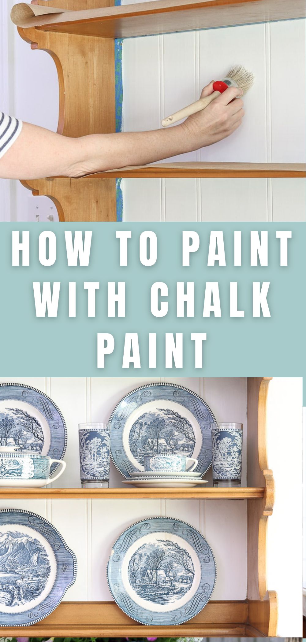 How to Paint with Chalk Paint on Furniture
