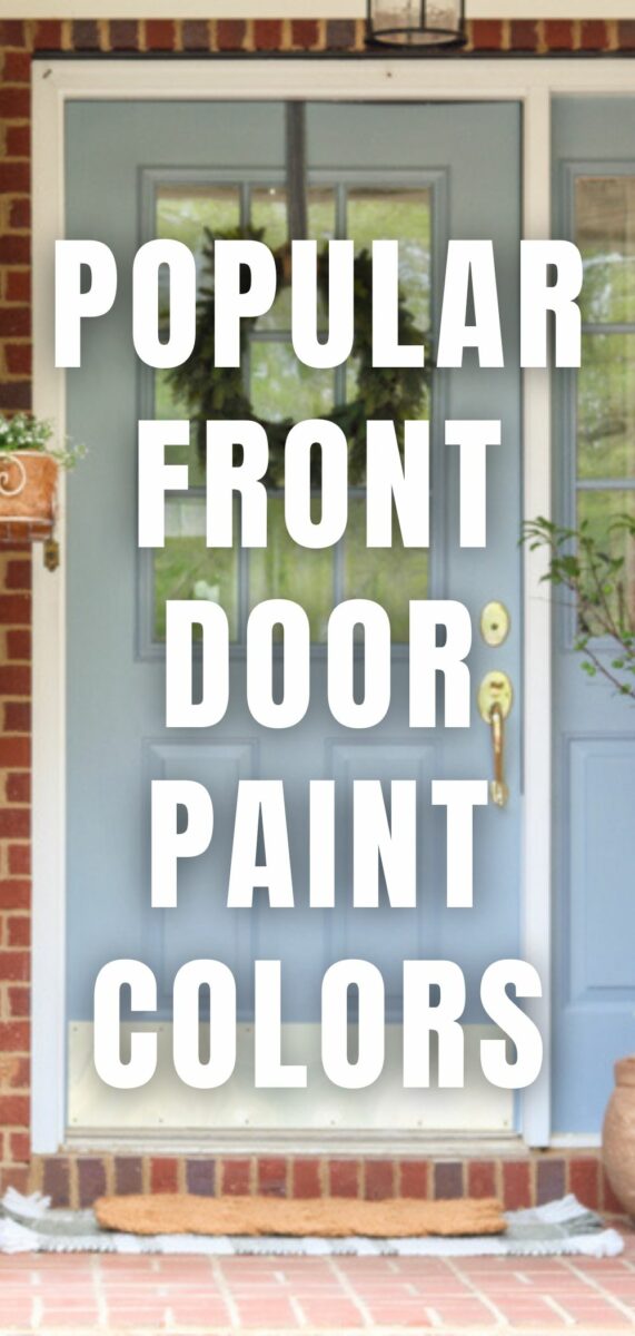 Popular front door paint colors