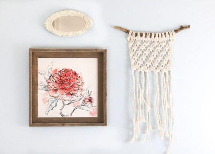 Macrame Home Decor Ideas with The Art of Hanging Art