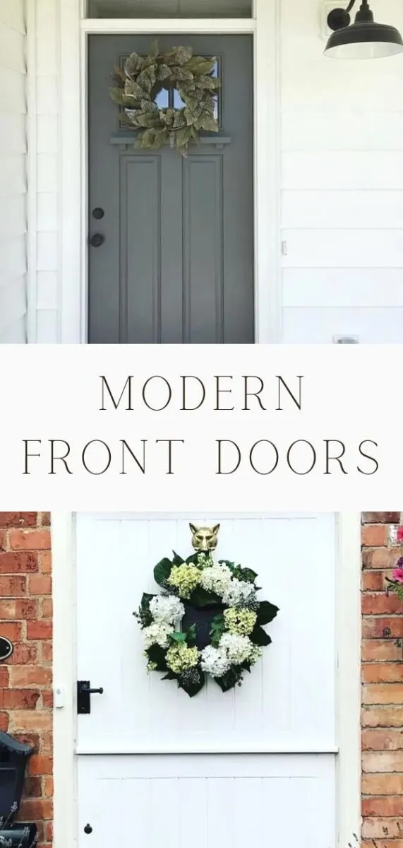 Modern front doors