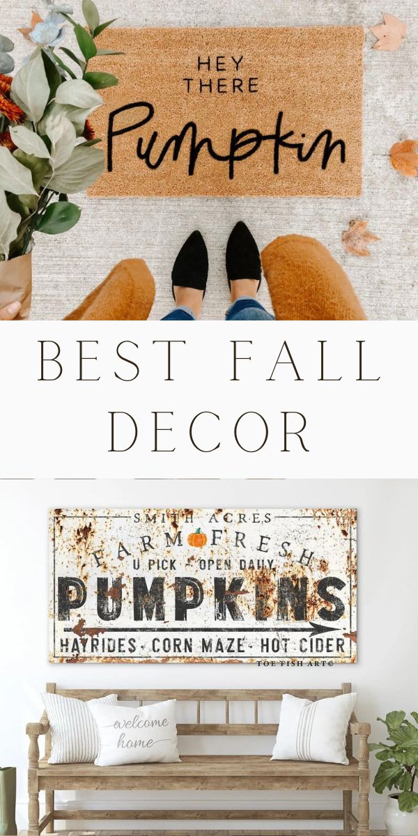 Best fall decor on a budget