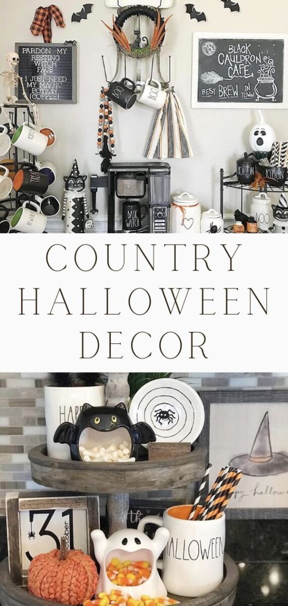 Country Halloween decor ideas