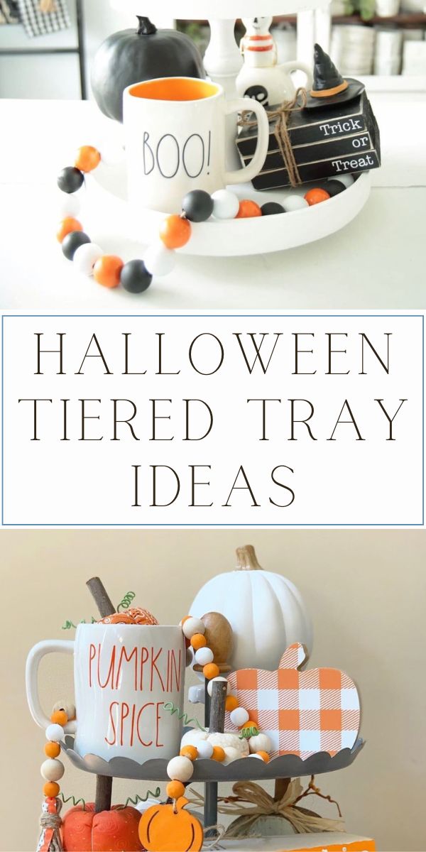 halloween tiered tray ideas