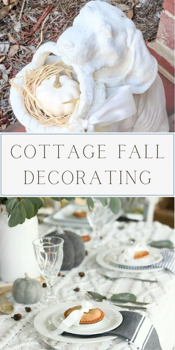 Cottage Fall Decorating