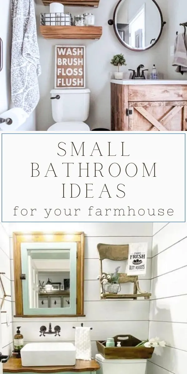 Small bathroom ideas for your farmhouse