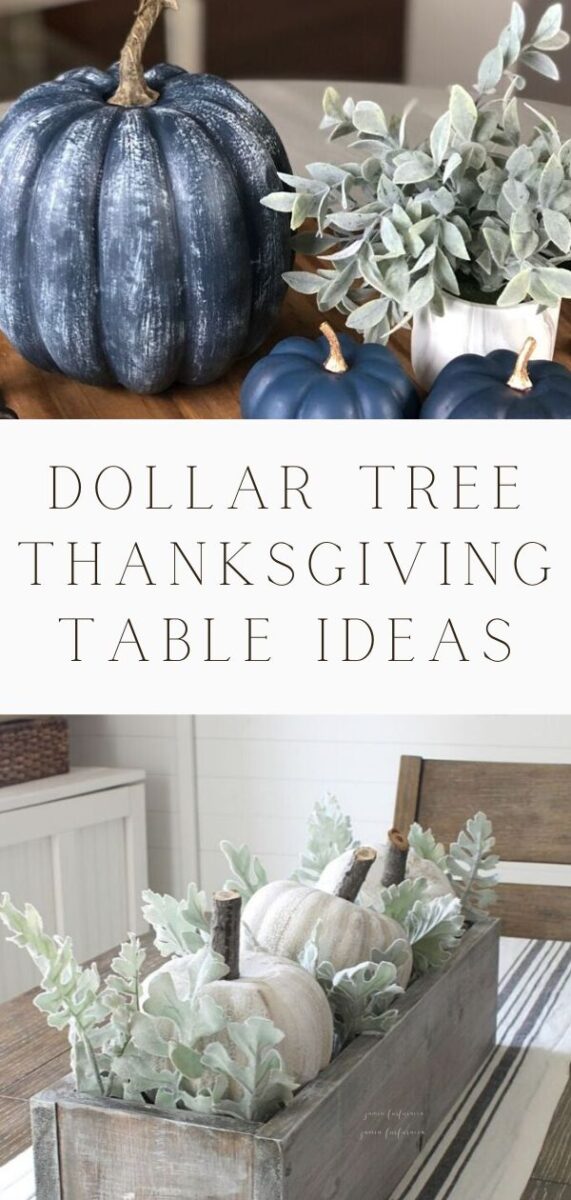 Dollar tree thanksgiving table ideas