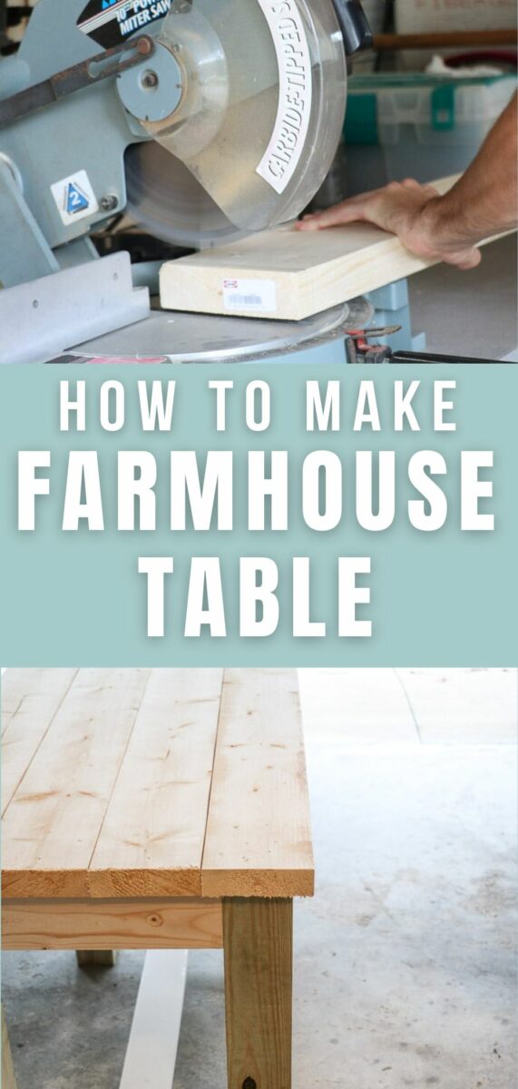How to make a farmhouse table