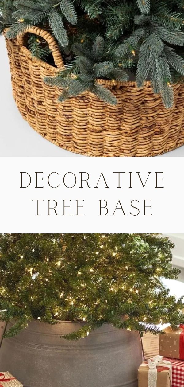 BEST CHRISTMAS TREE BASE IDEAS TO DRESS UP YOUR TREE