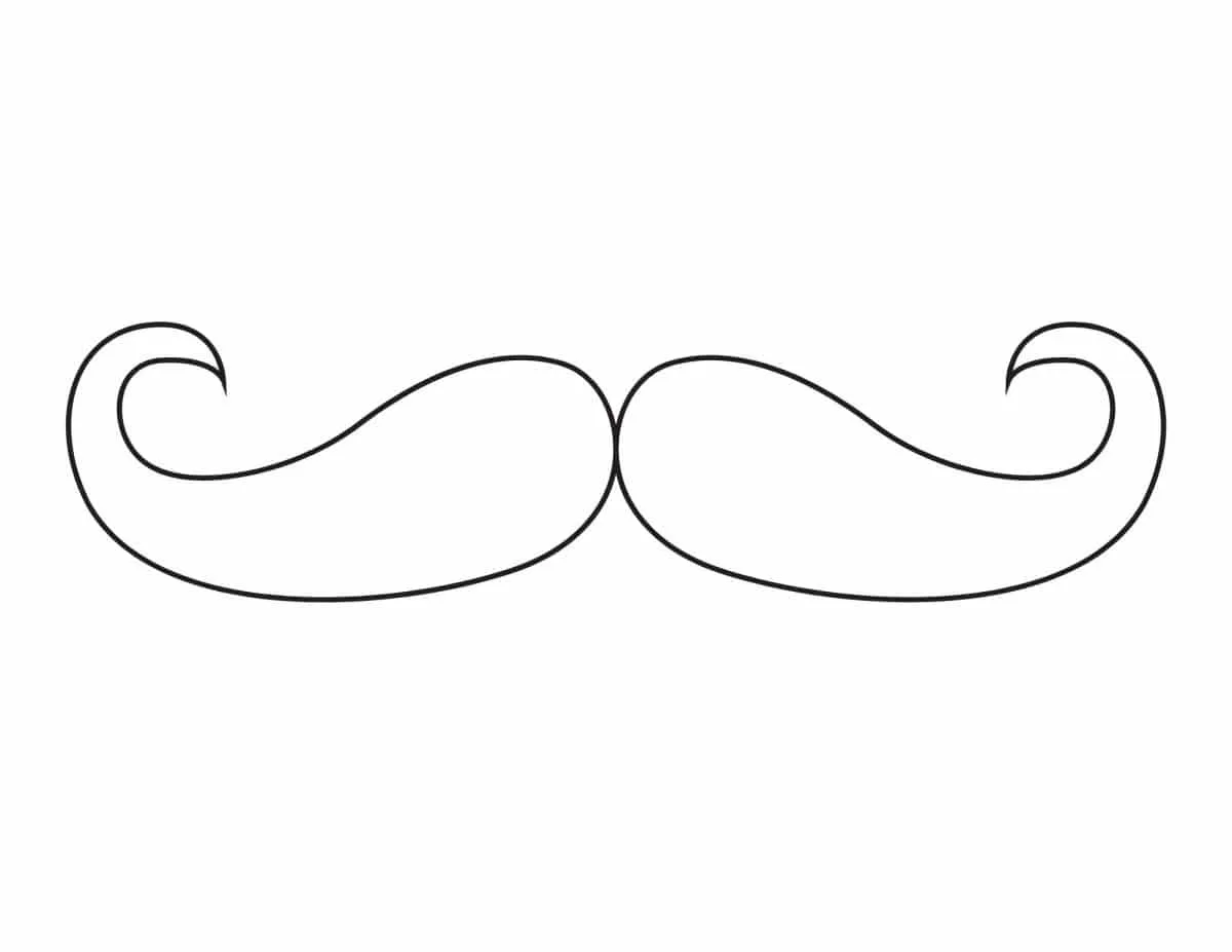 DIY life size nutcracker by using this mustache and cutting it out as a pattern for felt.