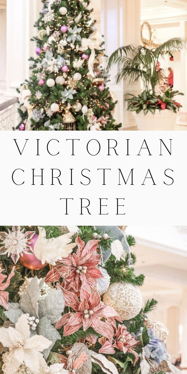Victorian Christmas tree at Grand Floridian Walt Disney World