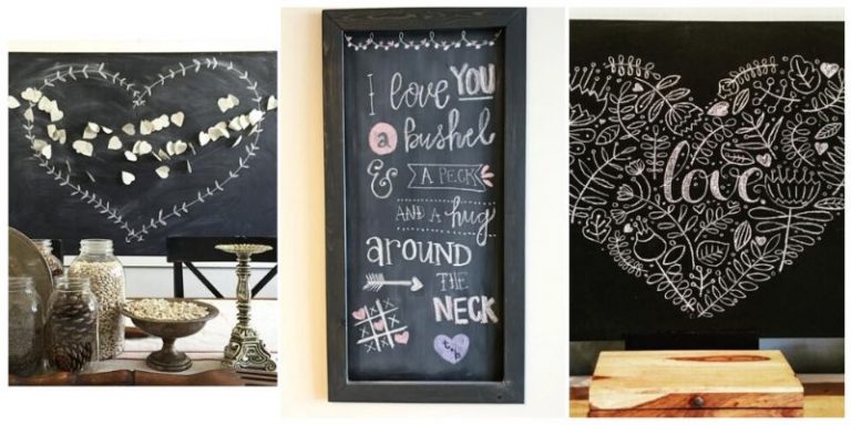 Best February Chalkboard Ideas with Valentine's Day Messages & Quotes