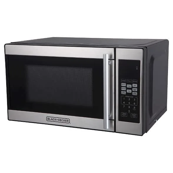 Black and Decker microwave for pantry closet.