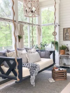 Porch swing bed ideas