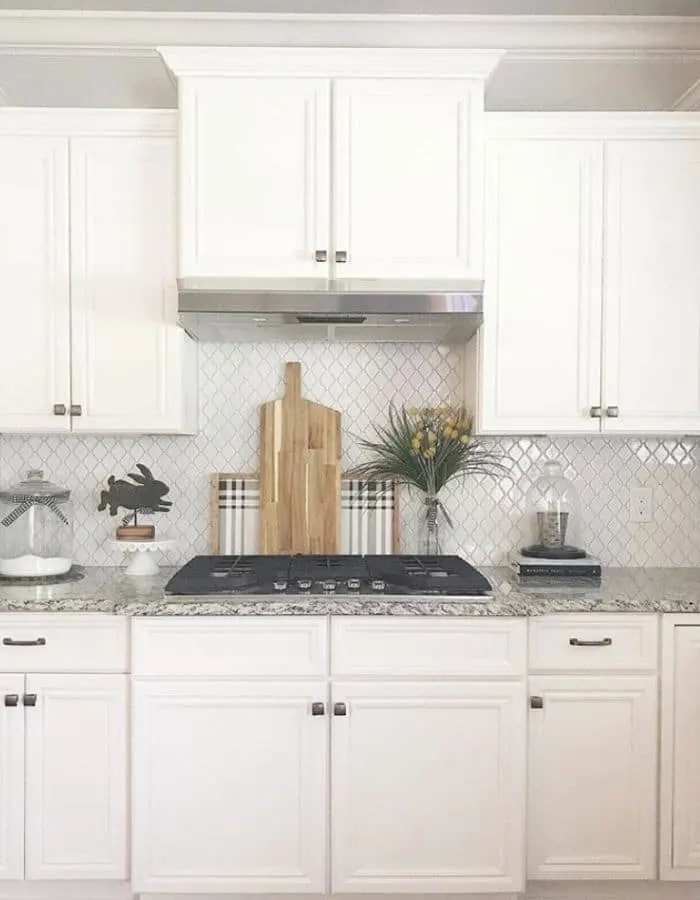 Alabaster White on Kitchen Cabinetry from The Highland Home